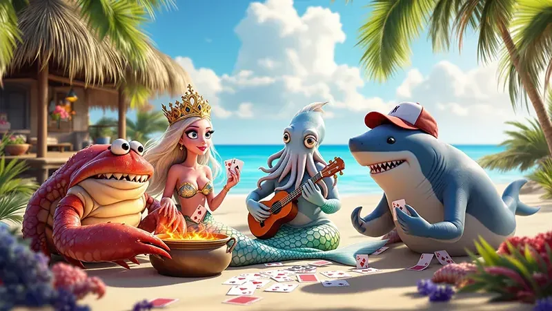 Visual aksi permainan tembak ikan pada DAY777